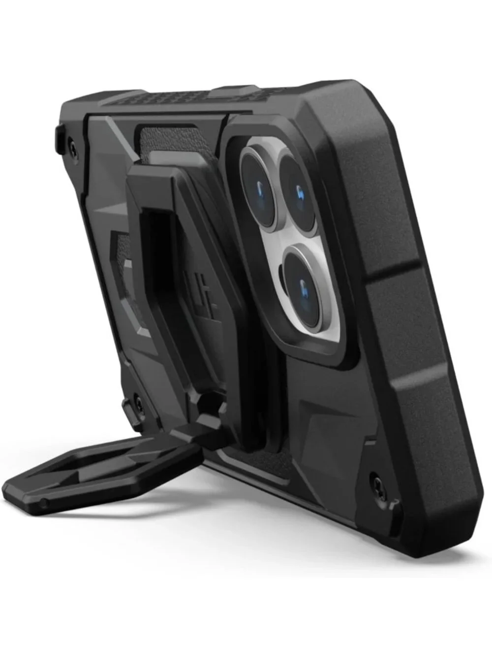 Magnetic Phone Ring Stand - MagSafe Compatible, Sleek Black Design, Hands-Free